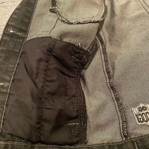 COOGIE Black Trucker Patch Jacket Size Medium