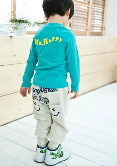 Cotton Kids Boys Pants Smiling Boys Harem Pants Boys Clothes Sports Casual Boys Trousers