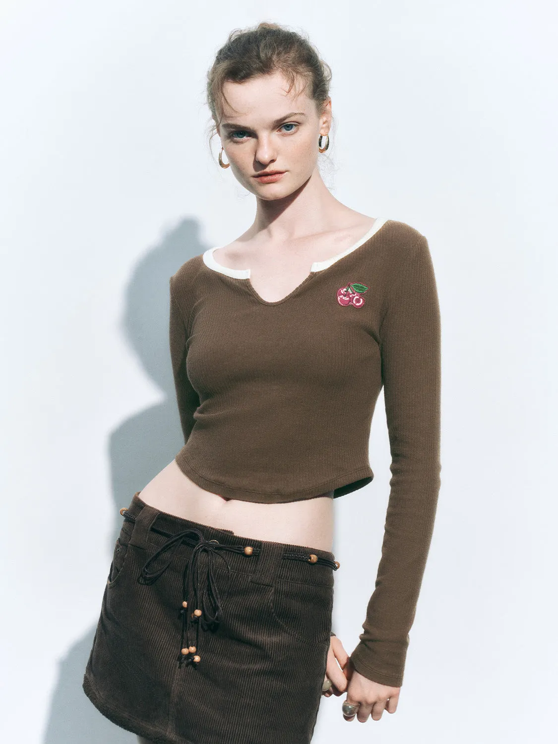 Cropped Skinny T-Shirts