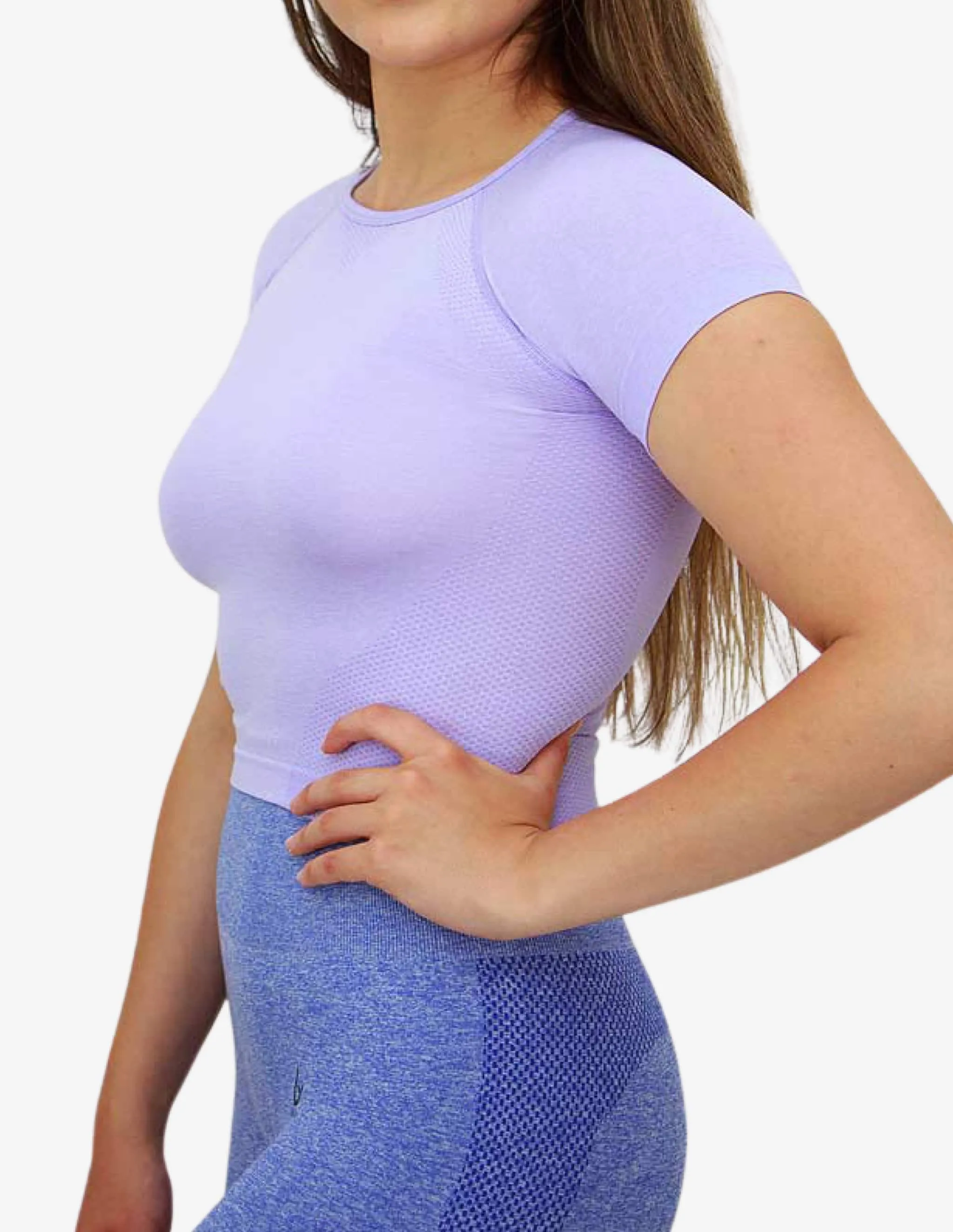 Cropped T-Shirt - Purple