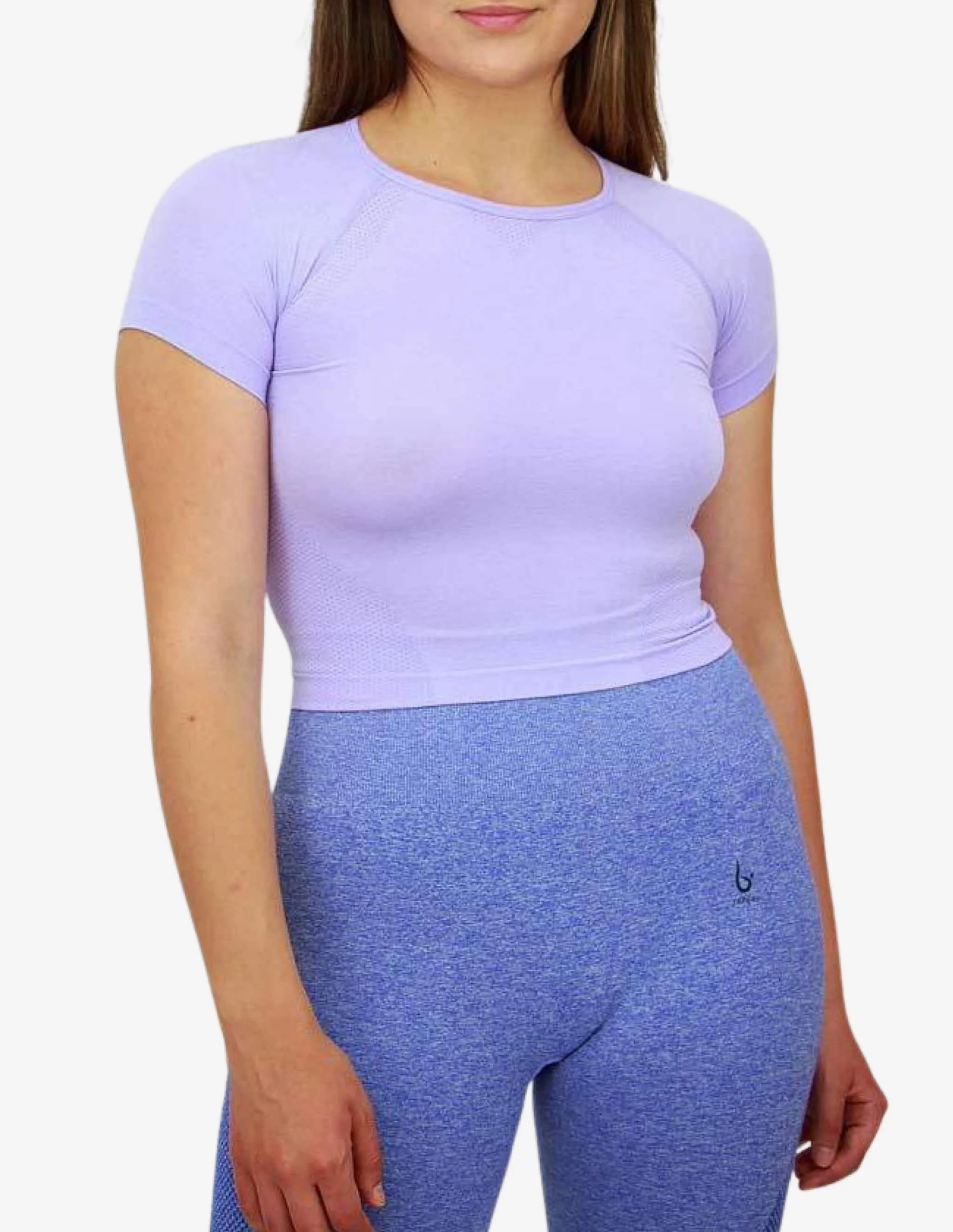 Cropped T-Shirt - Purple