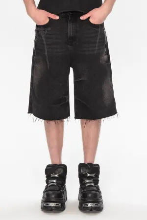 Dagger Denim Shorts