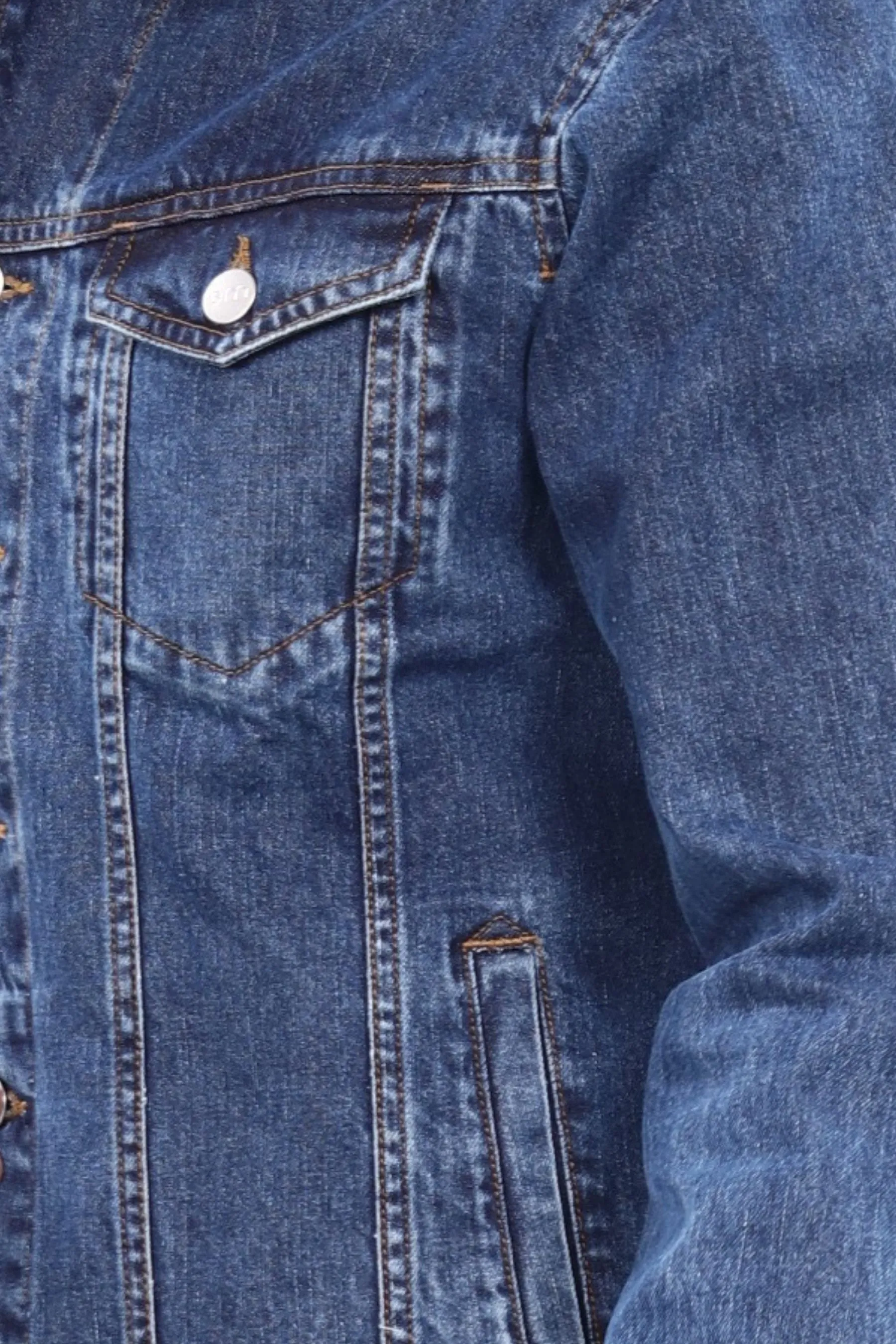 Deep Space Blue Denim Trucker Jacket
