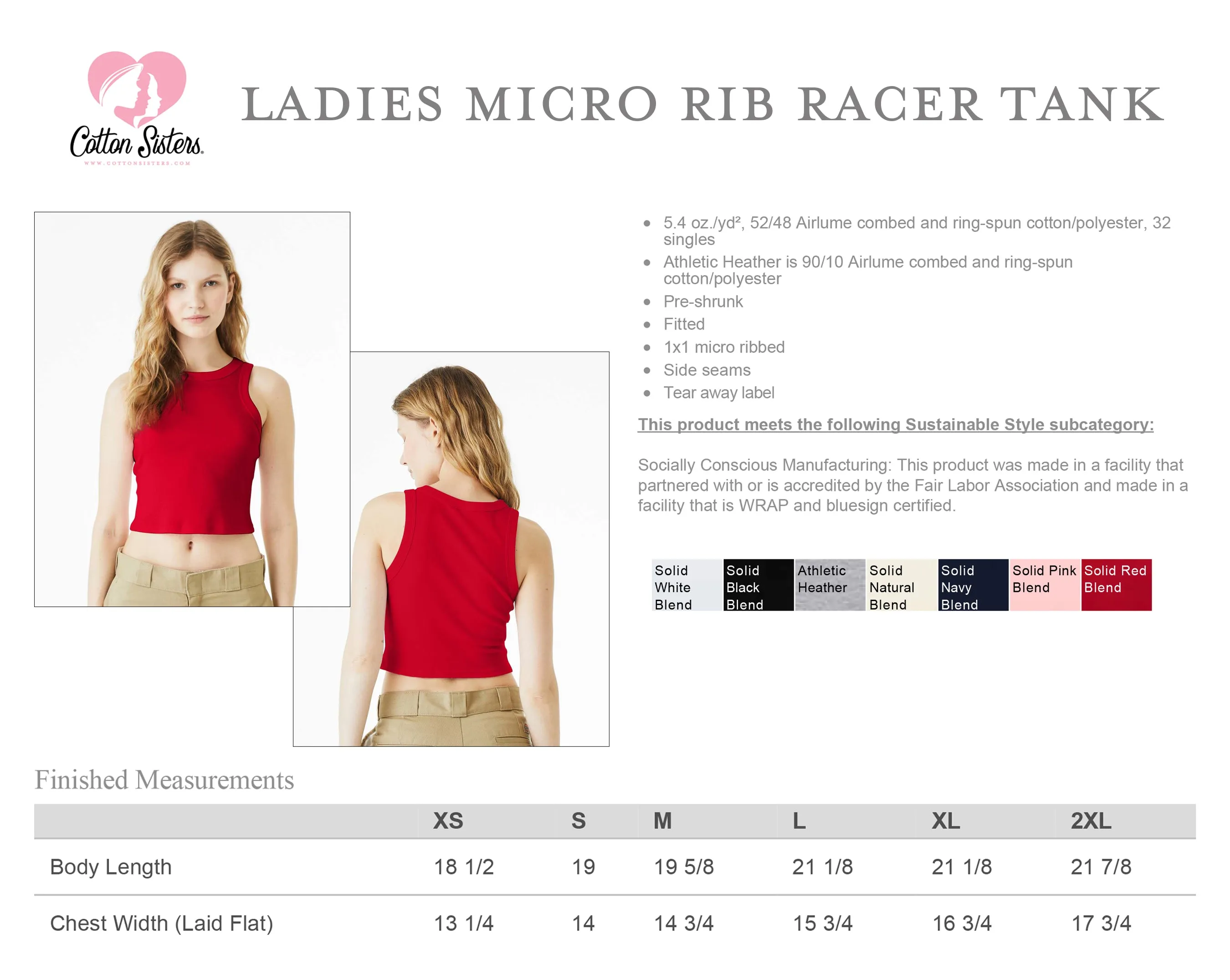 Delta Delta Delta Crop Tank Top - Women's Micro Rib Racer Tank - Tri Delta Sorority