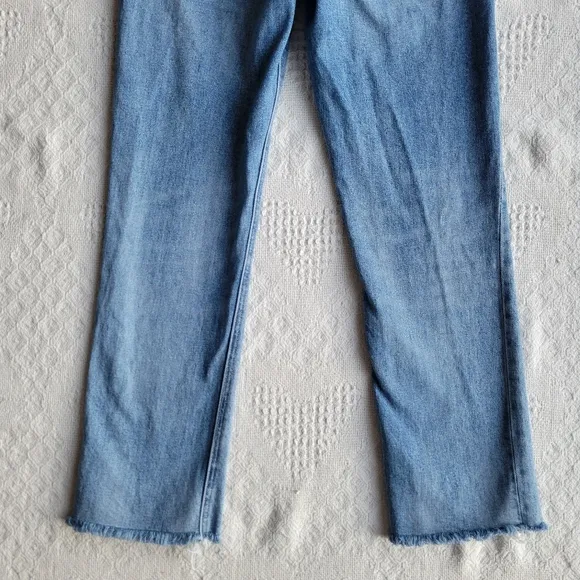 Denim Forum The Arlo Hi-rise Straight Jean High-rise Classic Cotton Jeans