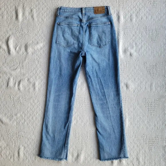 Denim Forum The Arlo Hi-rise Straight Jean High-rise Classic Cotton Jeans