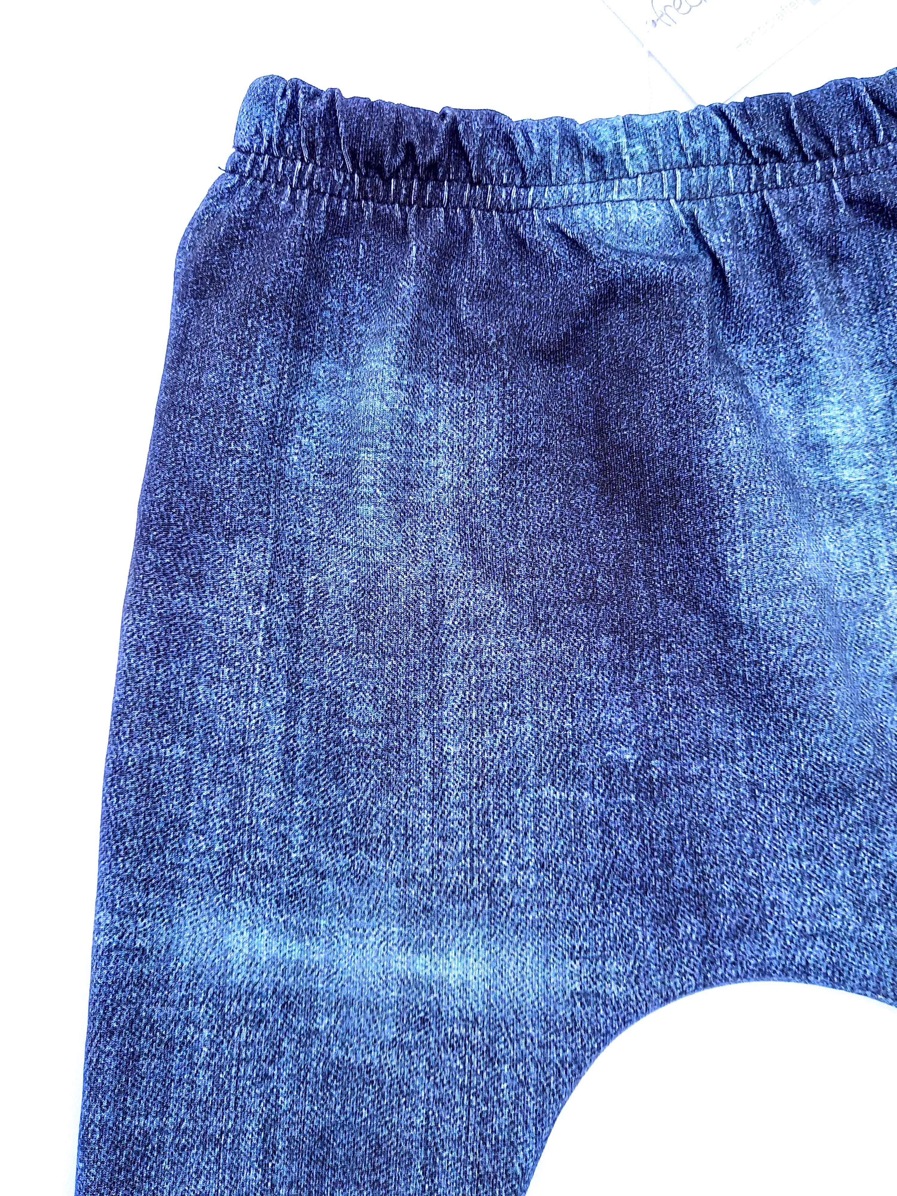 Denim Jersey  leggings