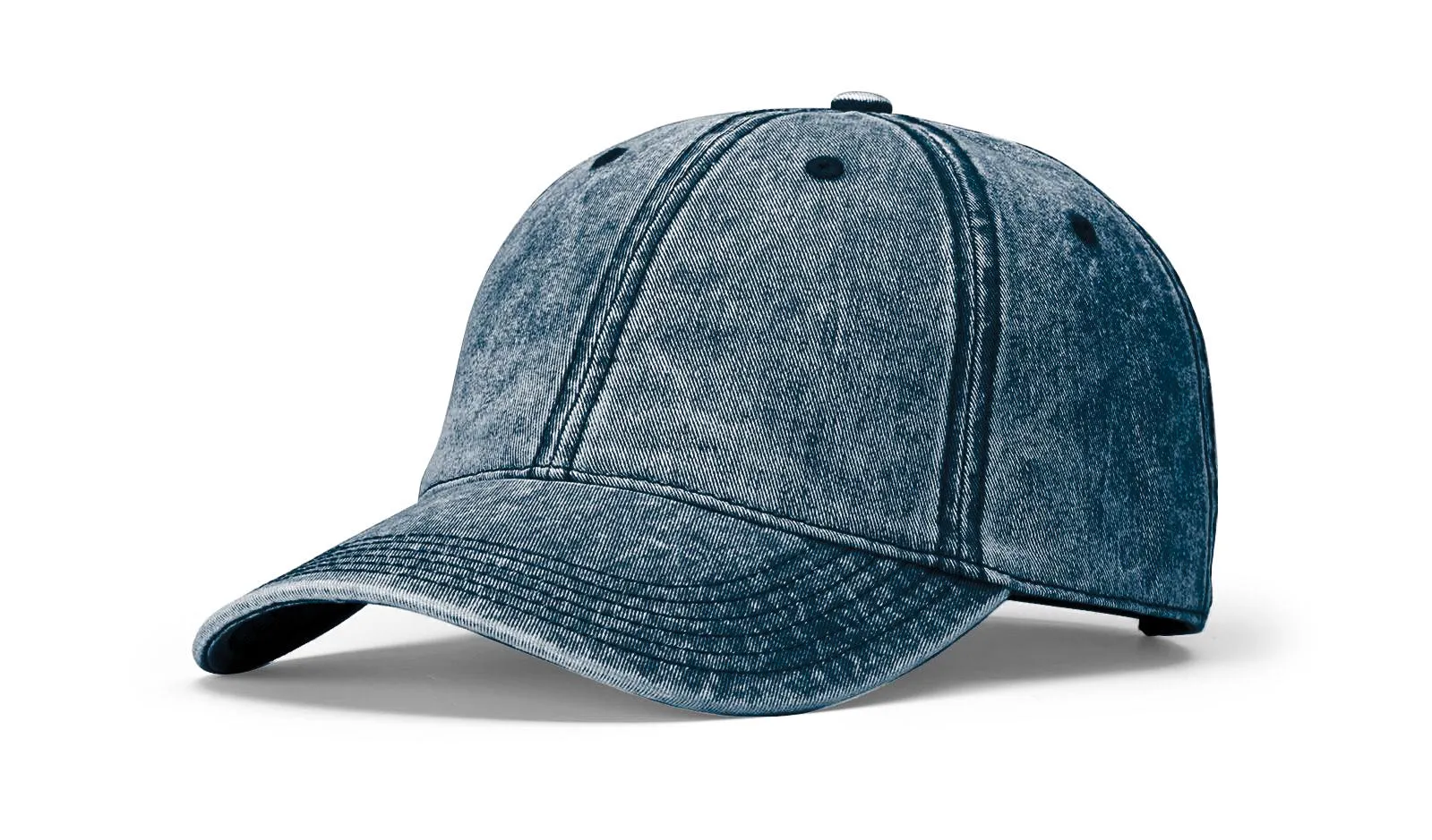 Denim Leather Patch Hat