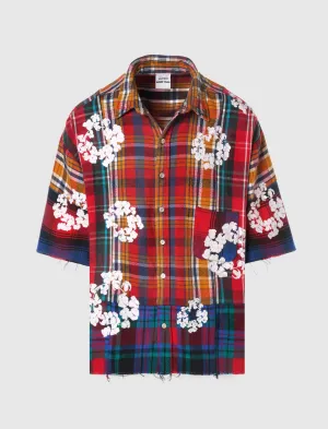DENIM TEARS CHECK SHORT SLEEVE SHIRT