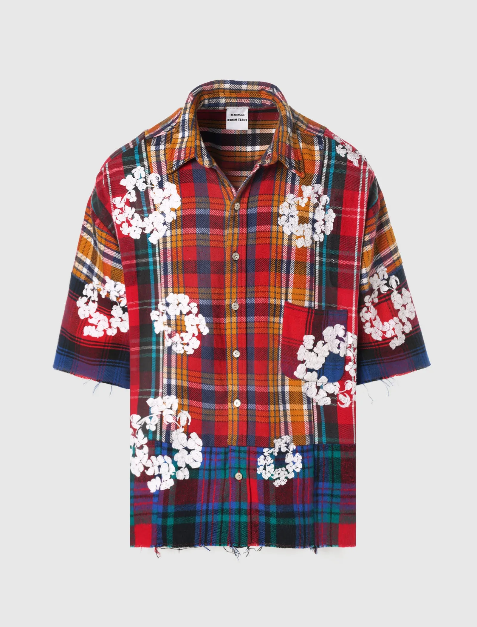 DENIM TEARS CHECK SHORT SLEEVE SHIRT