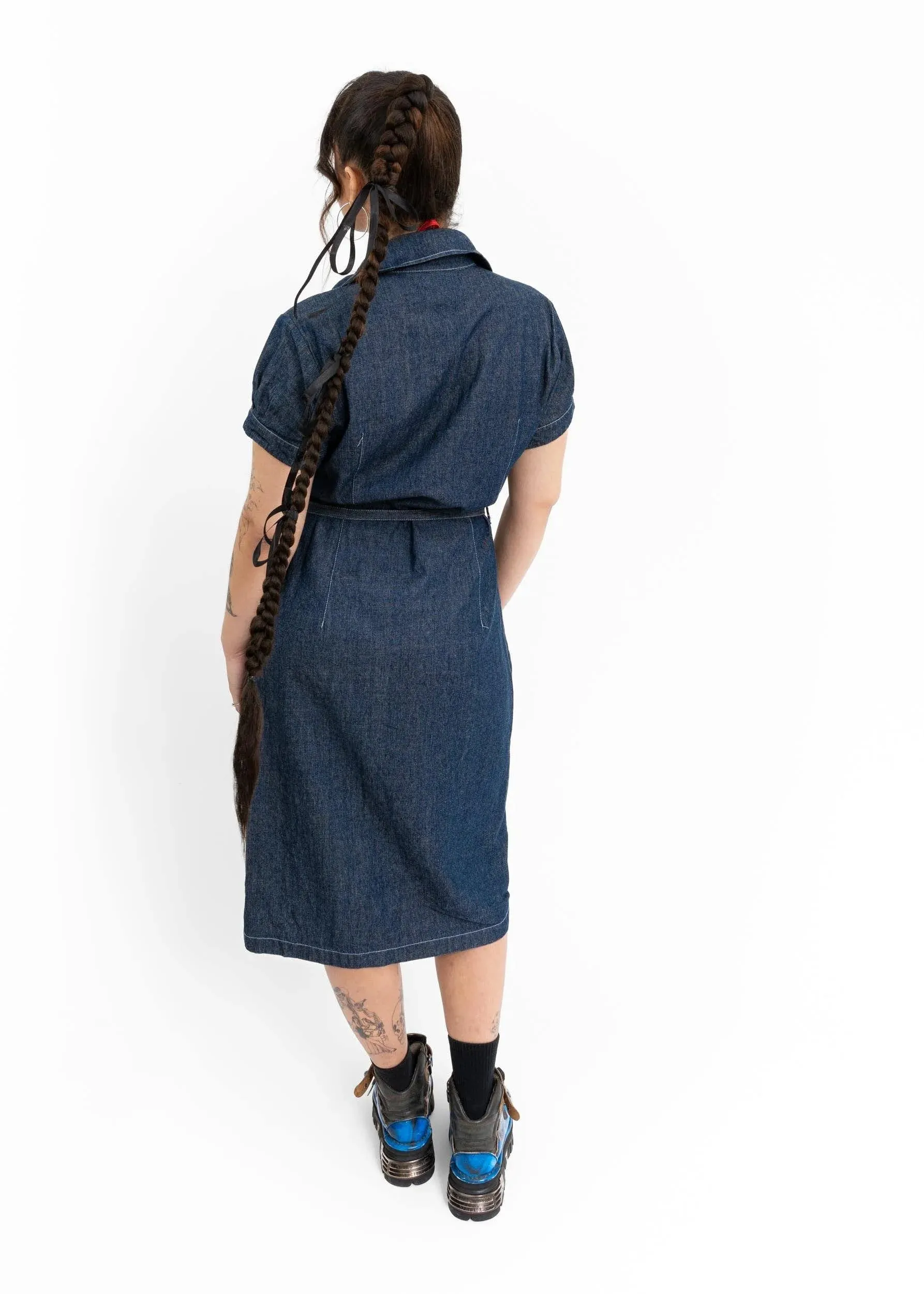 Denim Trucker Dress