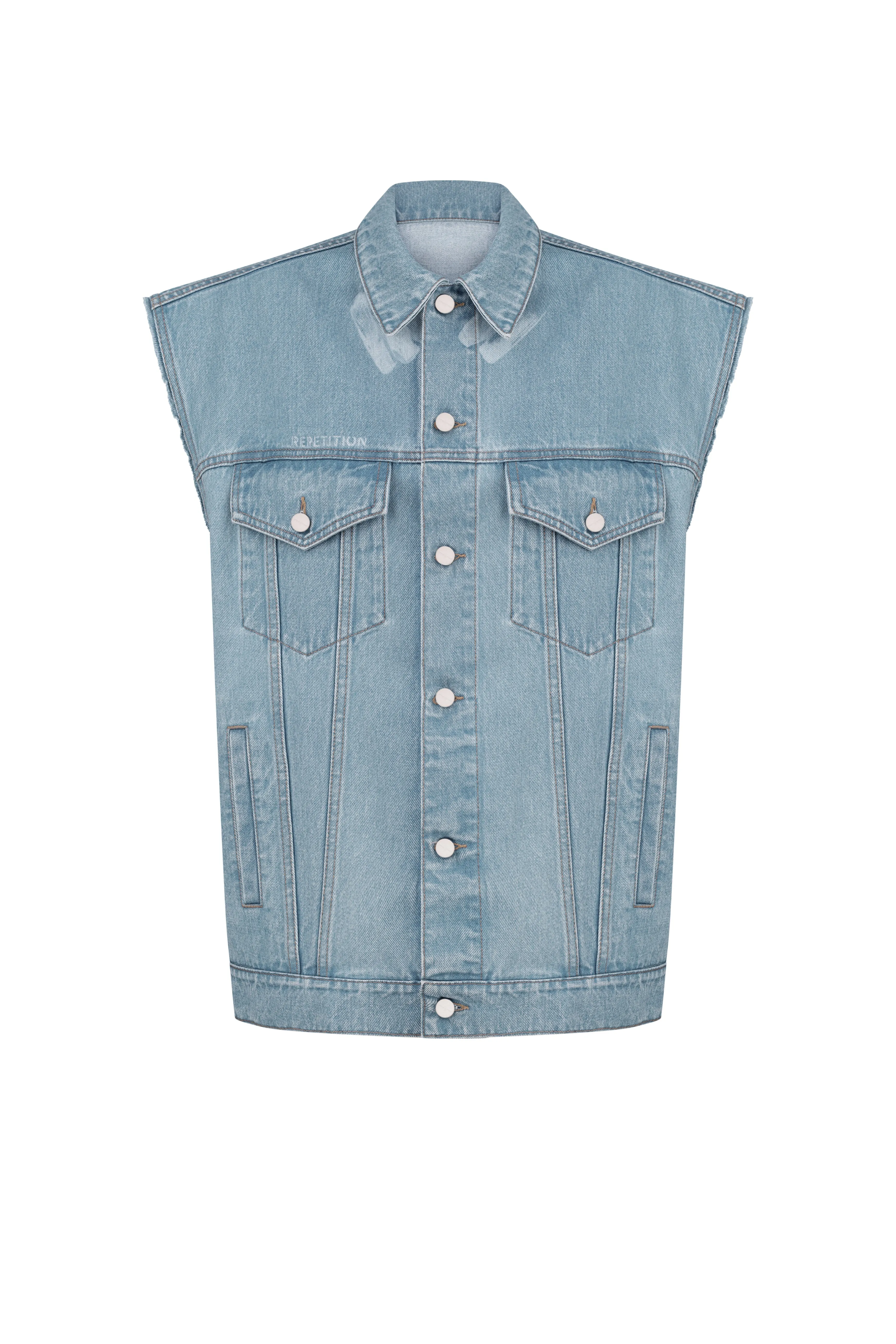 Denim Trucker Vest Repetition