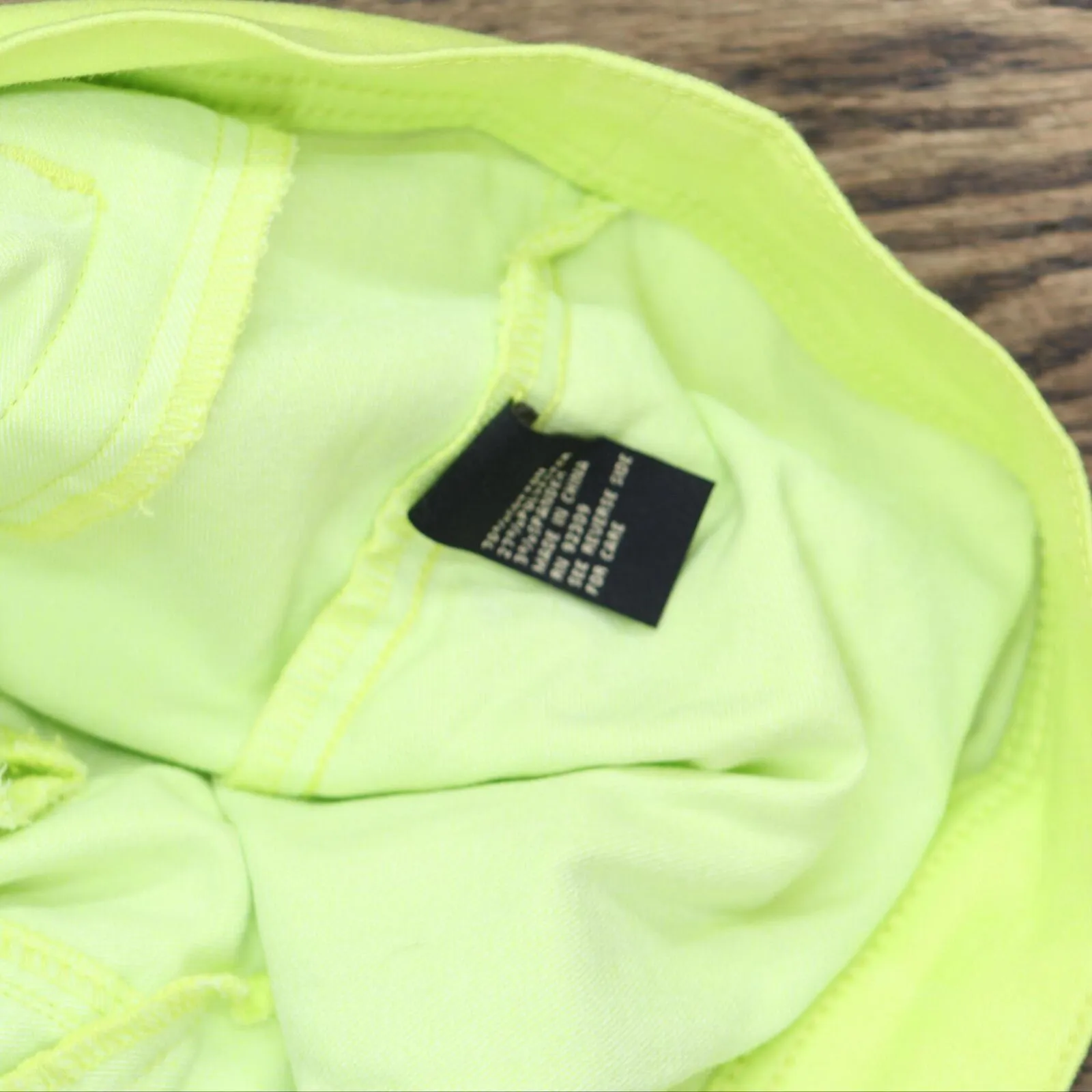 DG2 Womens Denim Trucker Jacket 697854 Neon Yellow XL