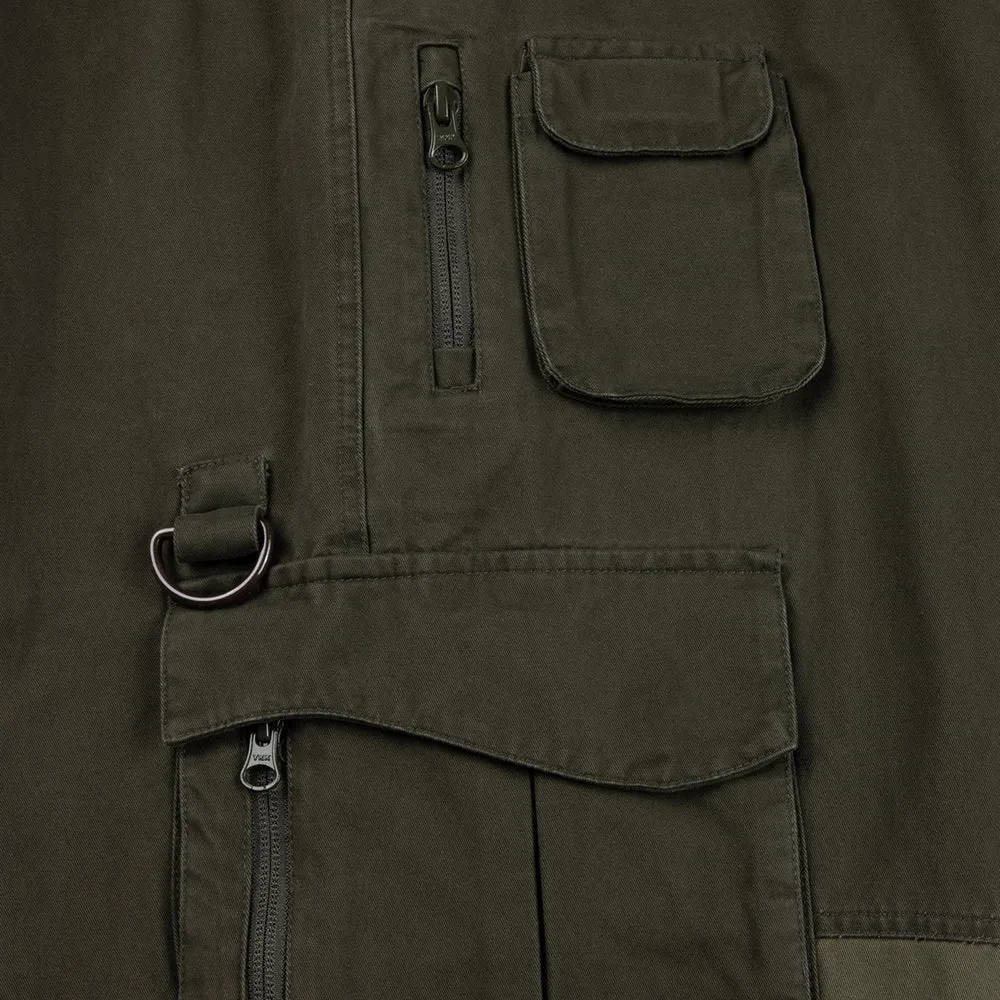 Dime MTL Fishing Cargo Pants Olive