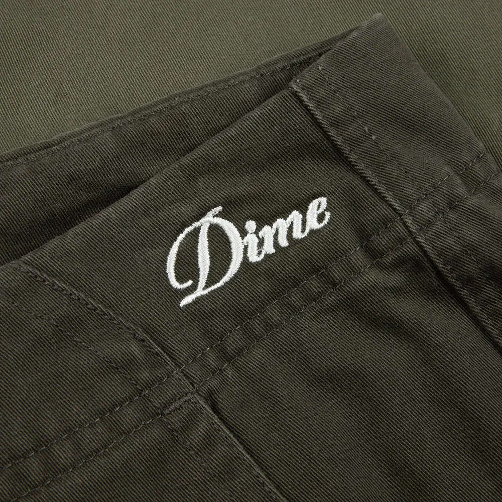 Dime MTL Fishing Cargo Pants Olive