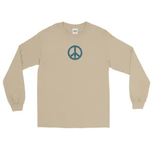 Distressed Peace Long Sleeve T-Shirt