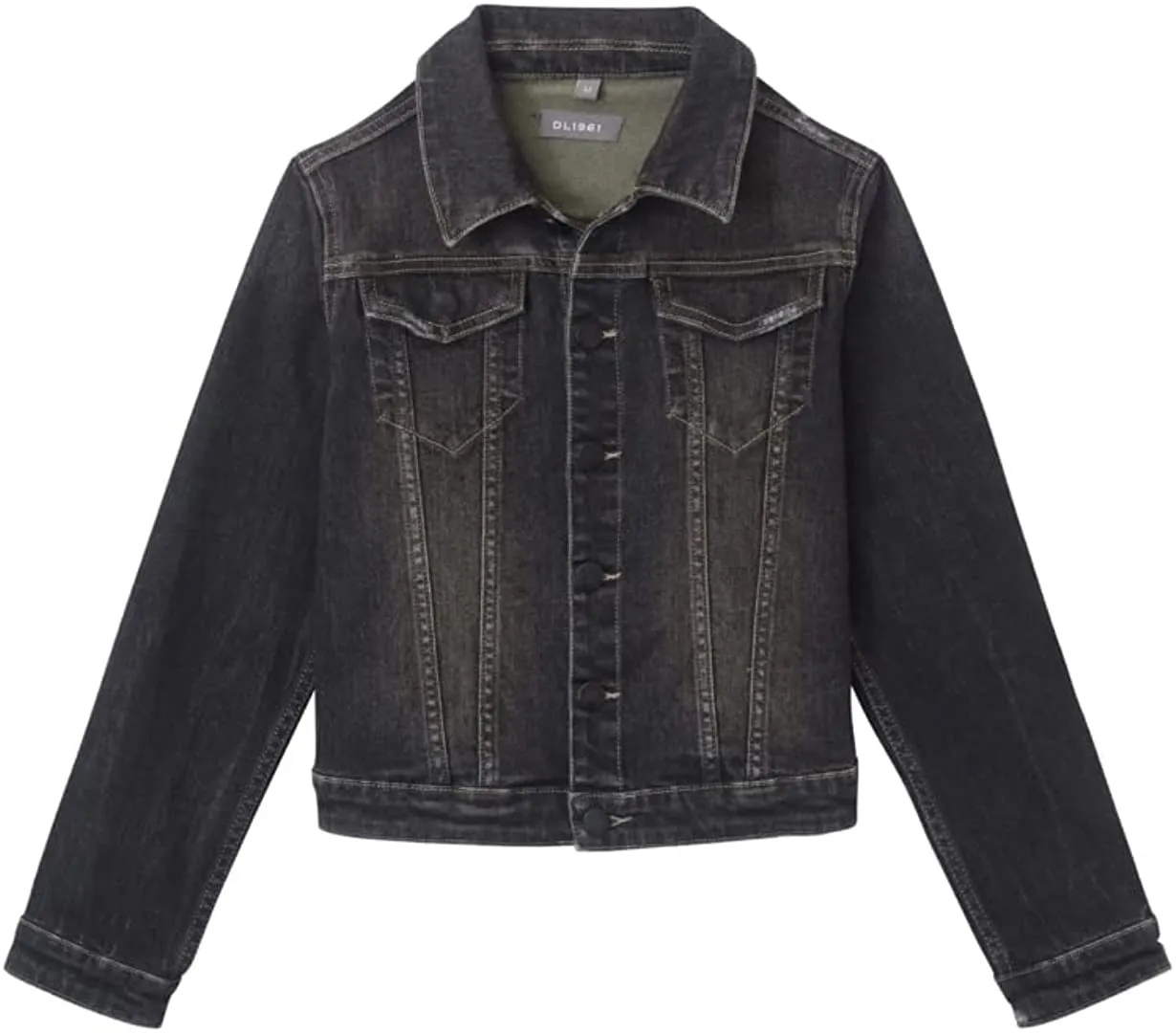 DL1961 Boys' Big Kid Manning Trucker Jacket, Rowdy, S