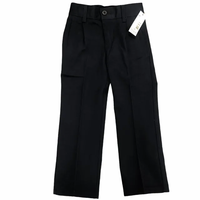 Dockers Boy's Navy Classic Fit Pleated Pants (size 4Slim)