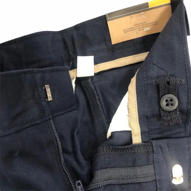 Dockers Boy's Navy Classic Fit Pleated Pants (size 4Slim)