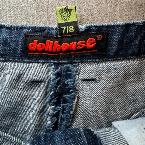Dollhouse Y2K Denim Mini Skirt