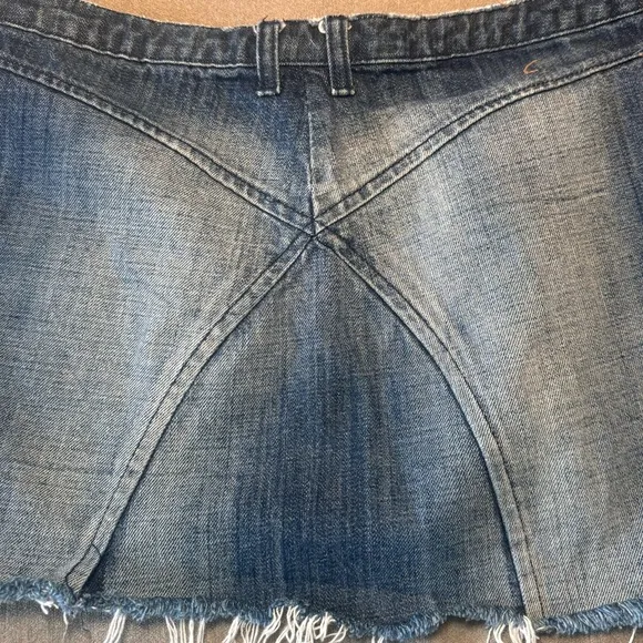 Dollhouse Y2K Denim Mini Skirt