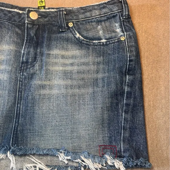 Dollhouse Y2K Denim Mini Skirt