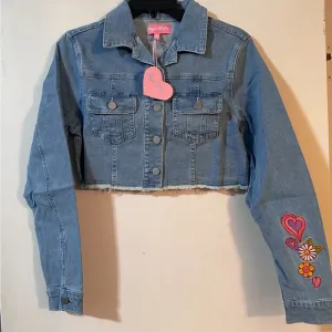 Dolls Kill X Sugar Thrillz Cropped Outta Sight Trucker Jean Jacket