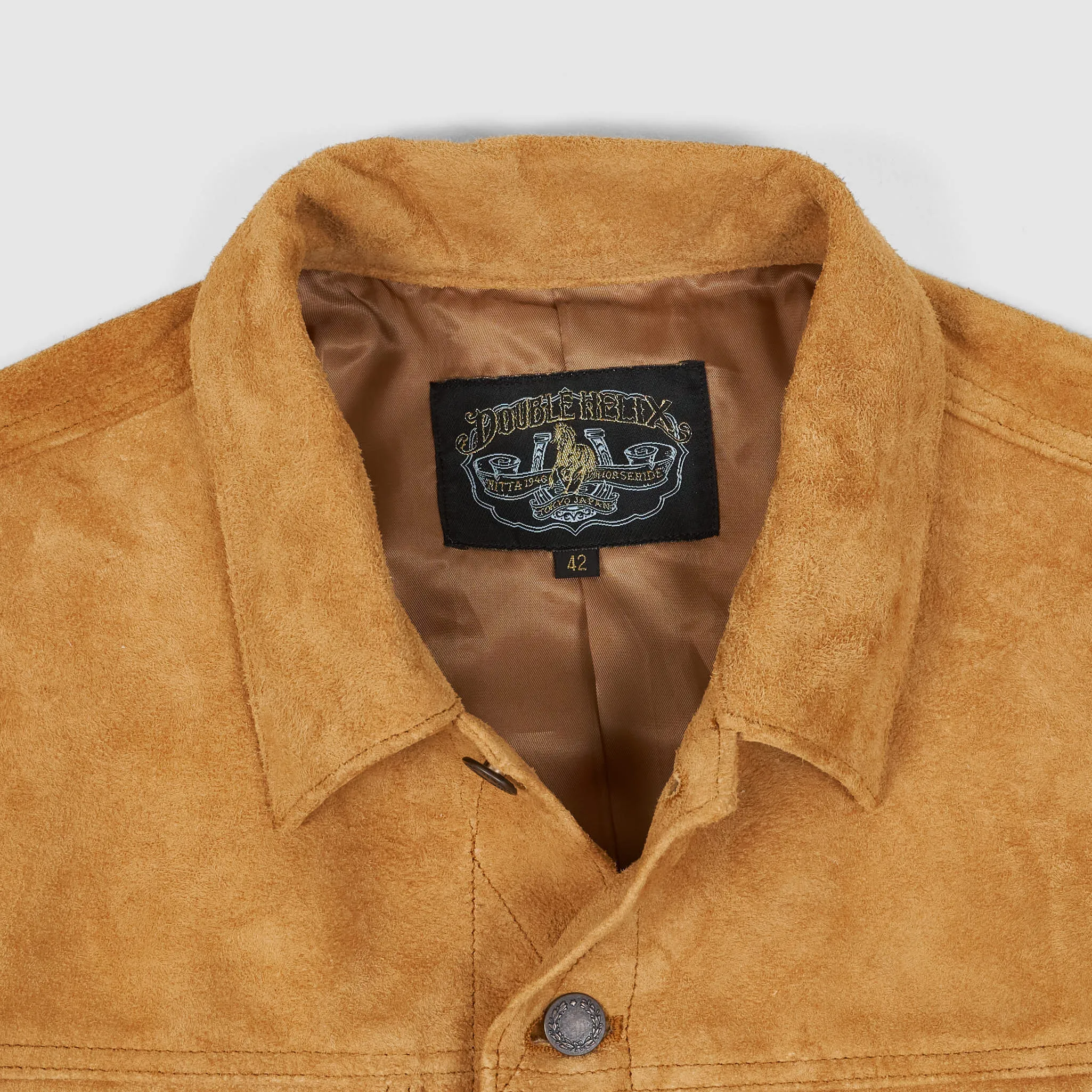 Double Helix The Boxer Leather Trucker Jacket