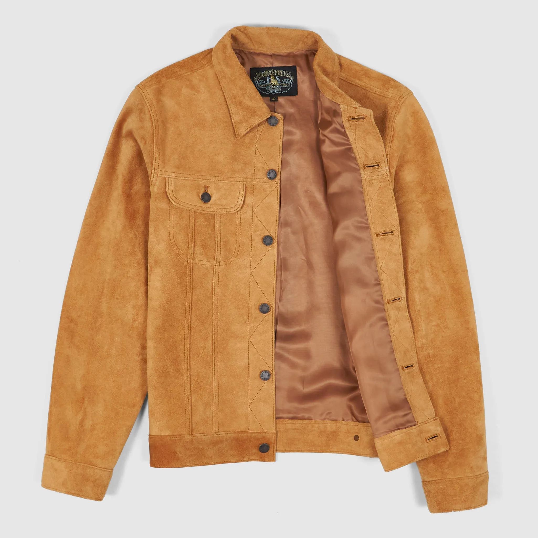Double Helix The Boxer Leather Trucker Jacket