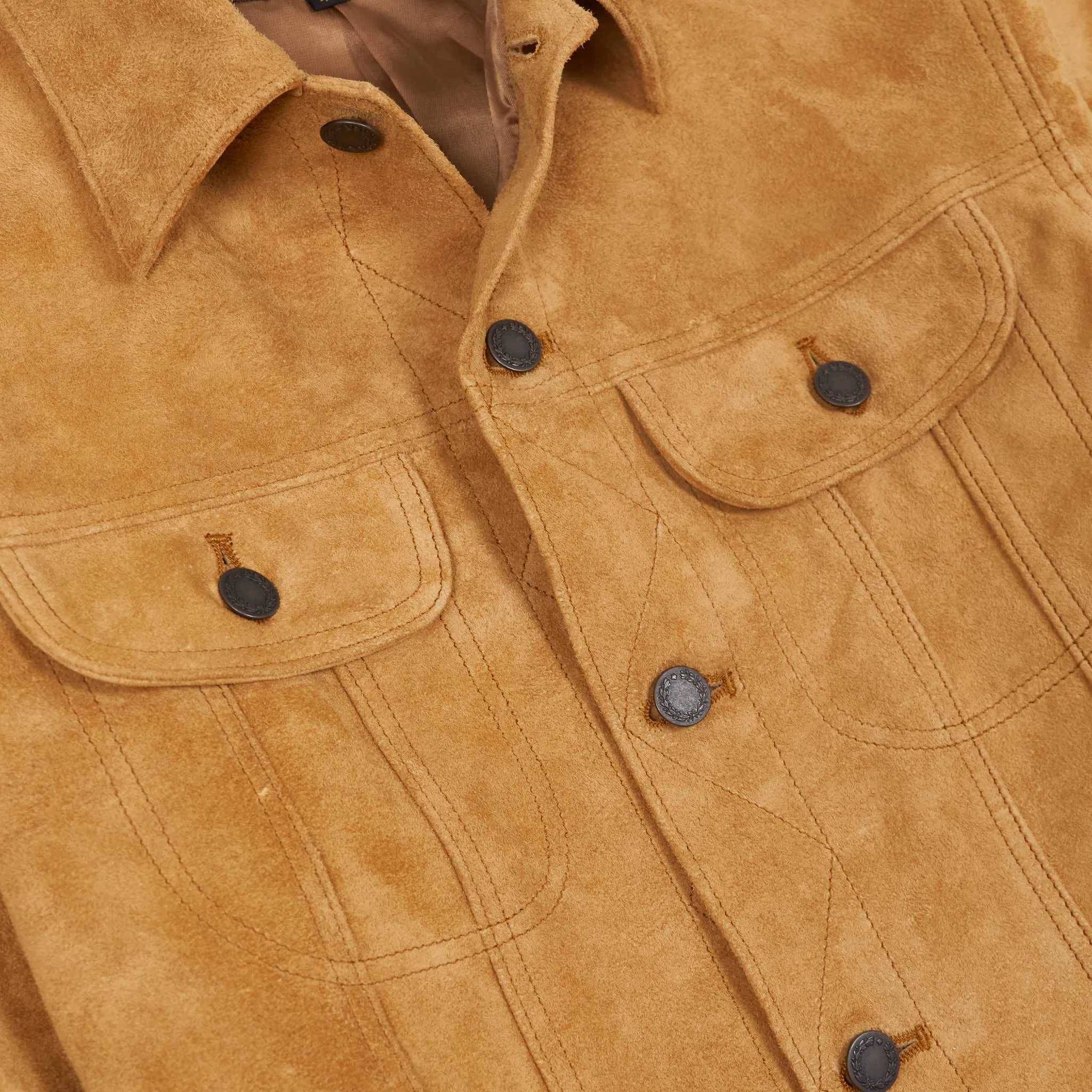 Double Helix The Boxer Leather Trucker Jacket