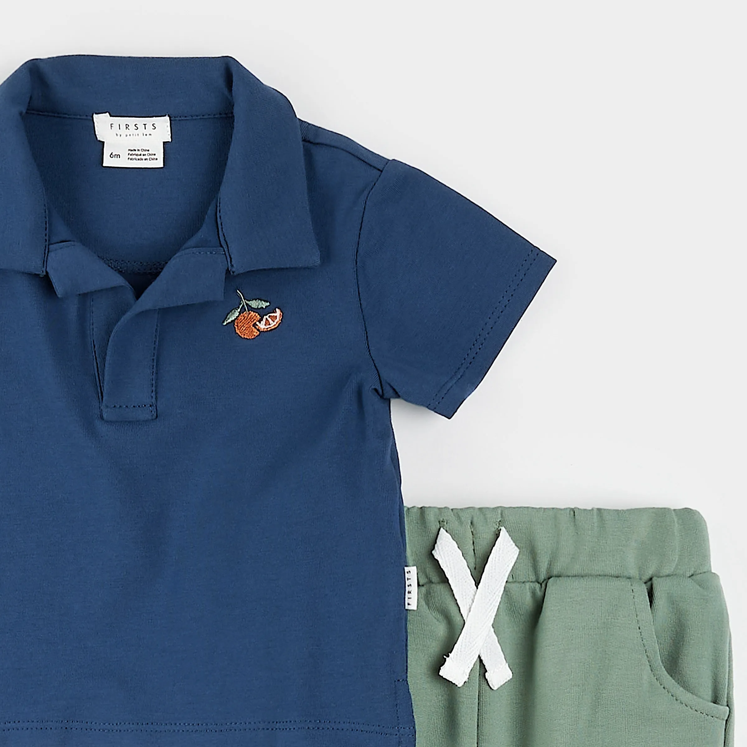 Dress Blues Polo Outfit Set