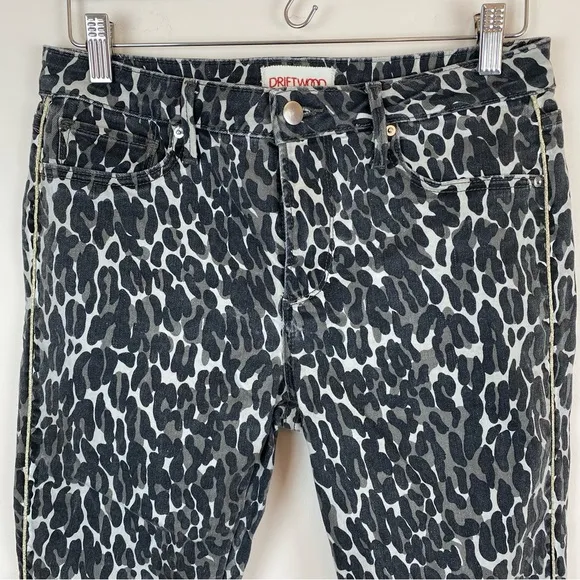 Driftwood Jackie Leopard Print Jeans