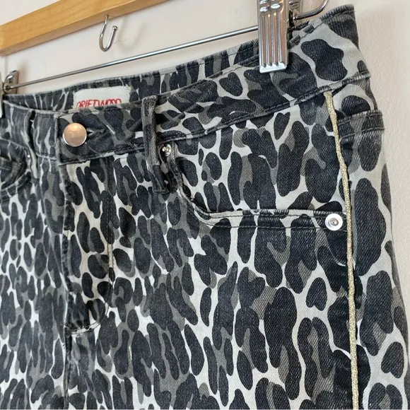Driftwood Jackie Leopard Print Jeans