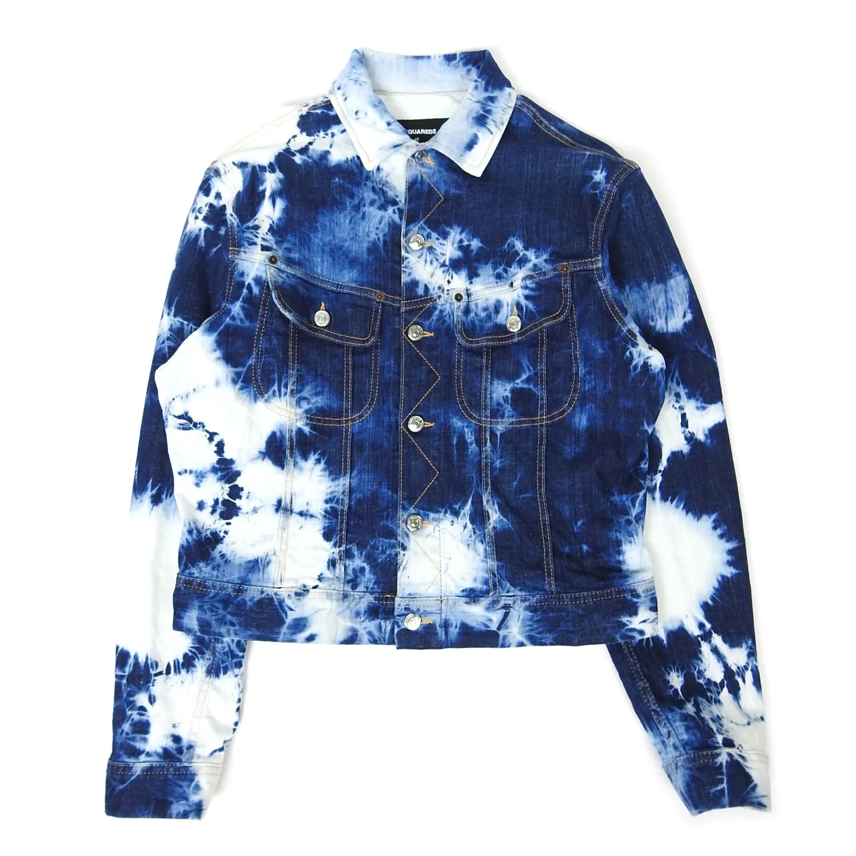 DSquared2 Tye Dye Denim Trucker Size 48