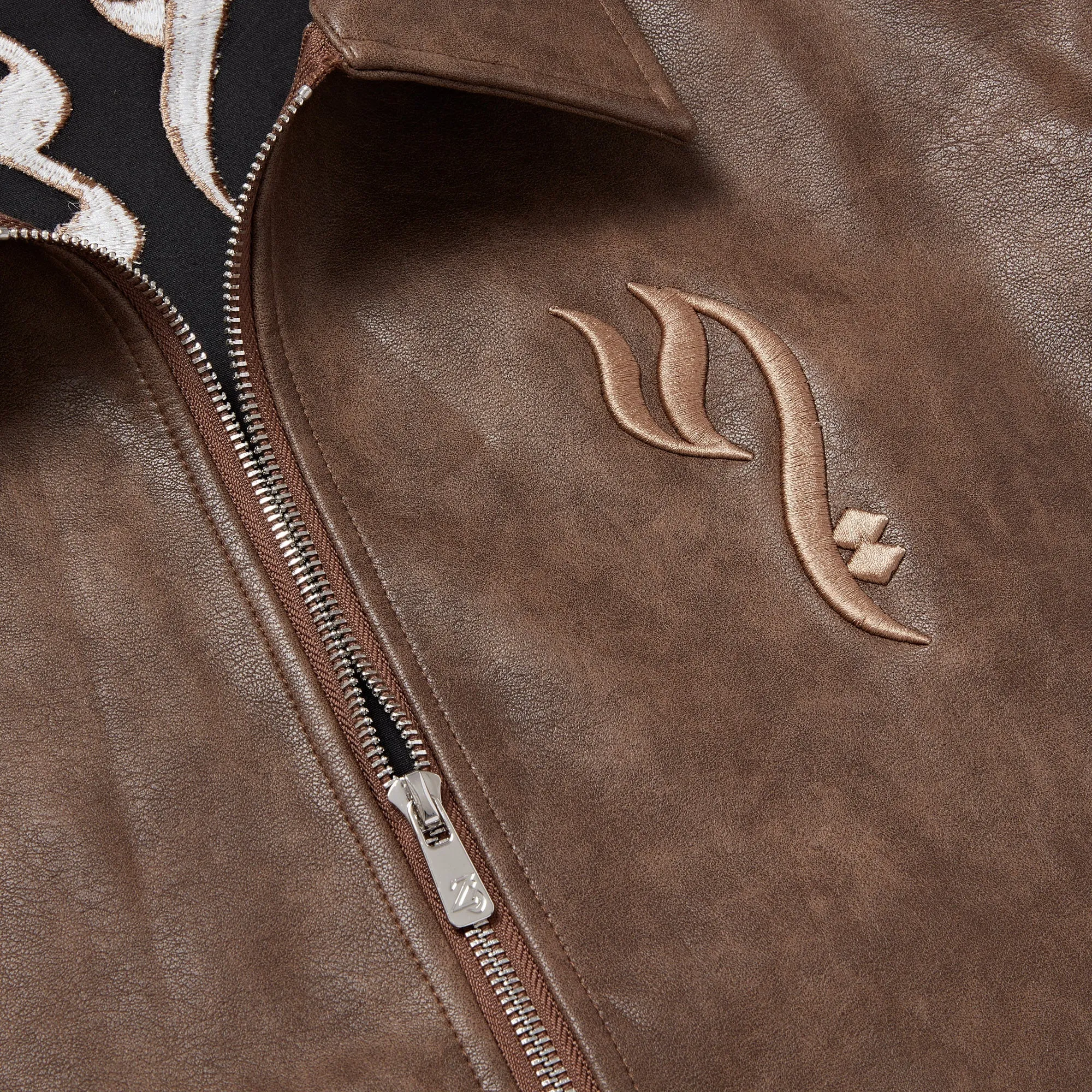 Dual Wear Leather Shirt