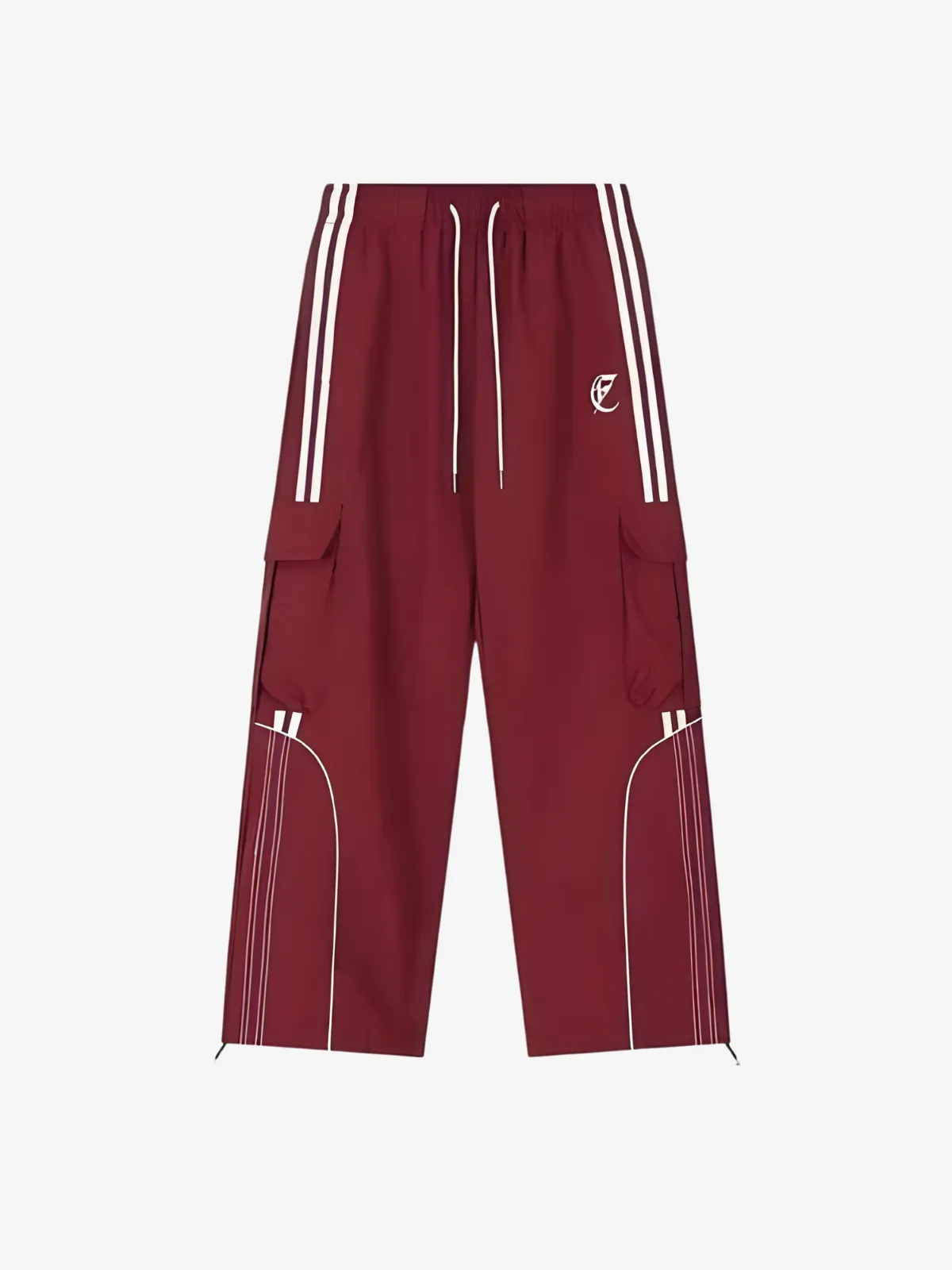 E LOGO STREETWEAR CARGO PANTS