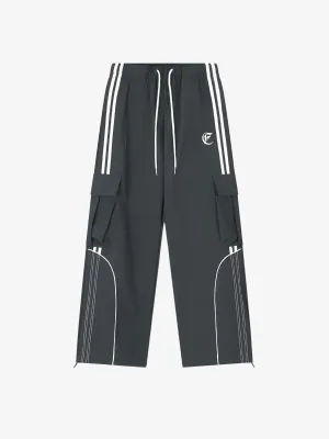 E LOGO STREETWEAR CARGO PANTS