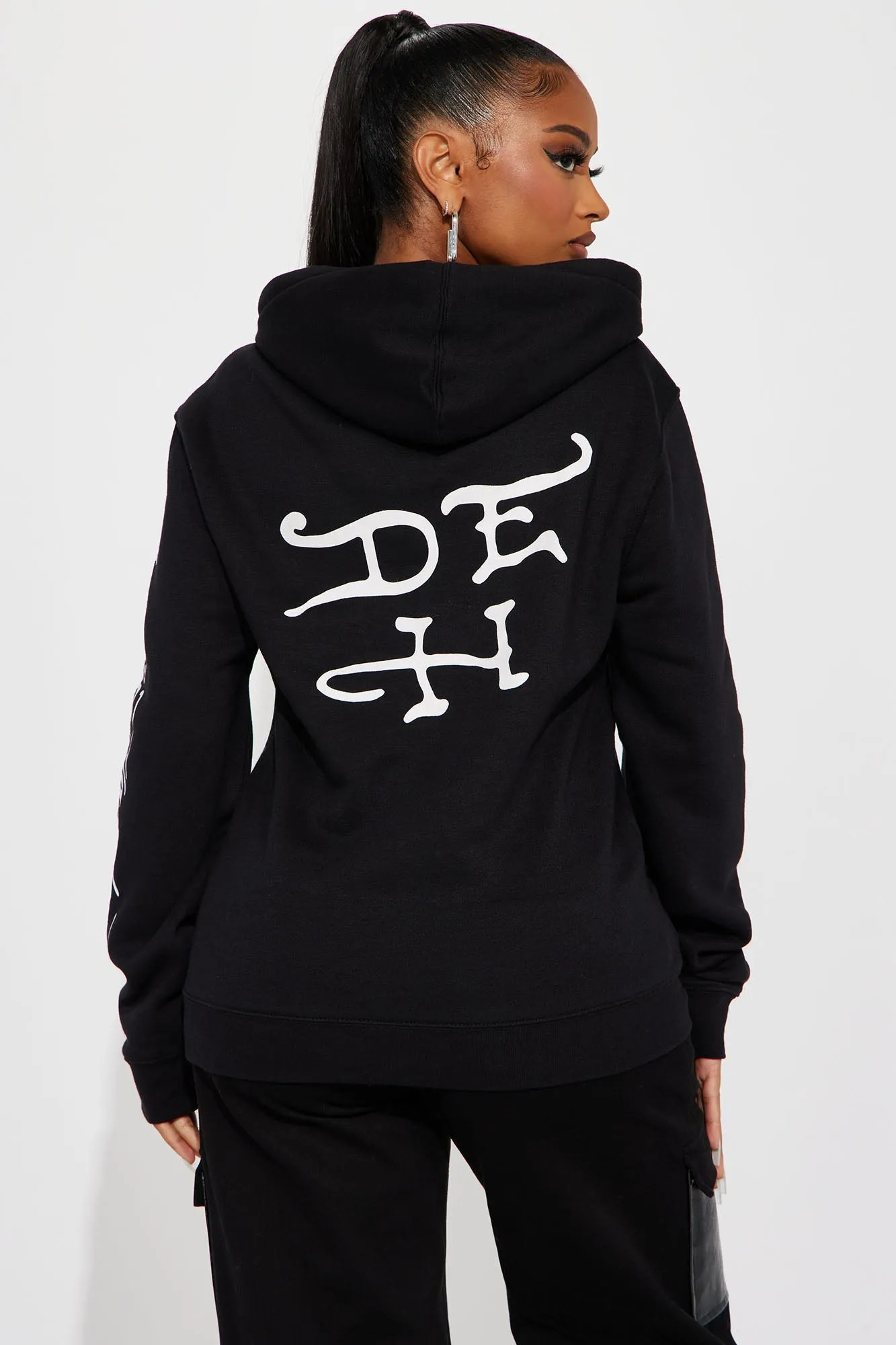 Ed Hardy Skull Hoodie - Black
