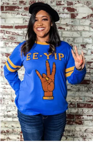 EE YIP Chenille Long sleeve Tee