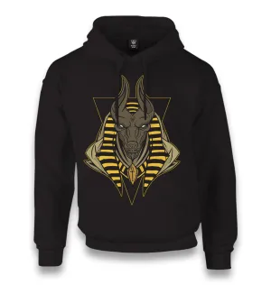 Egyptian God Anubis Unisex Black Hoodie