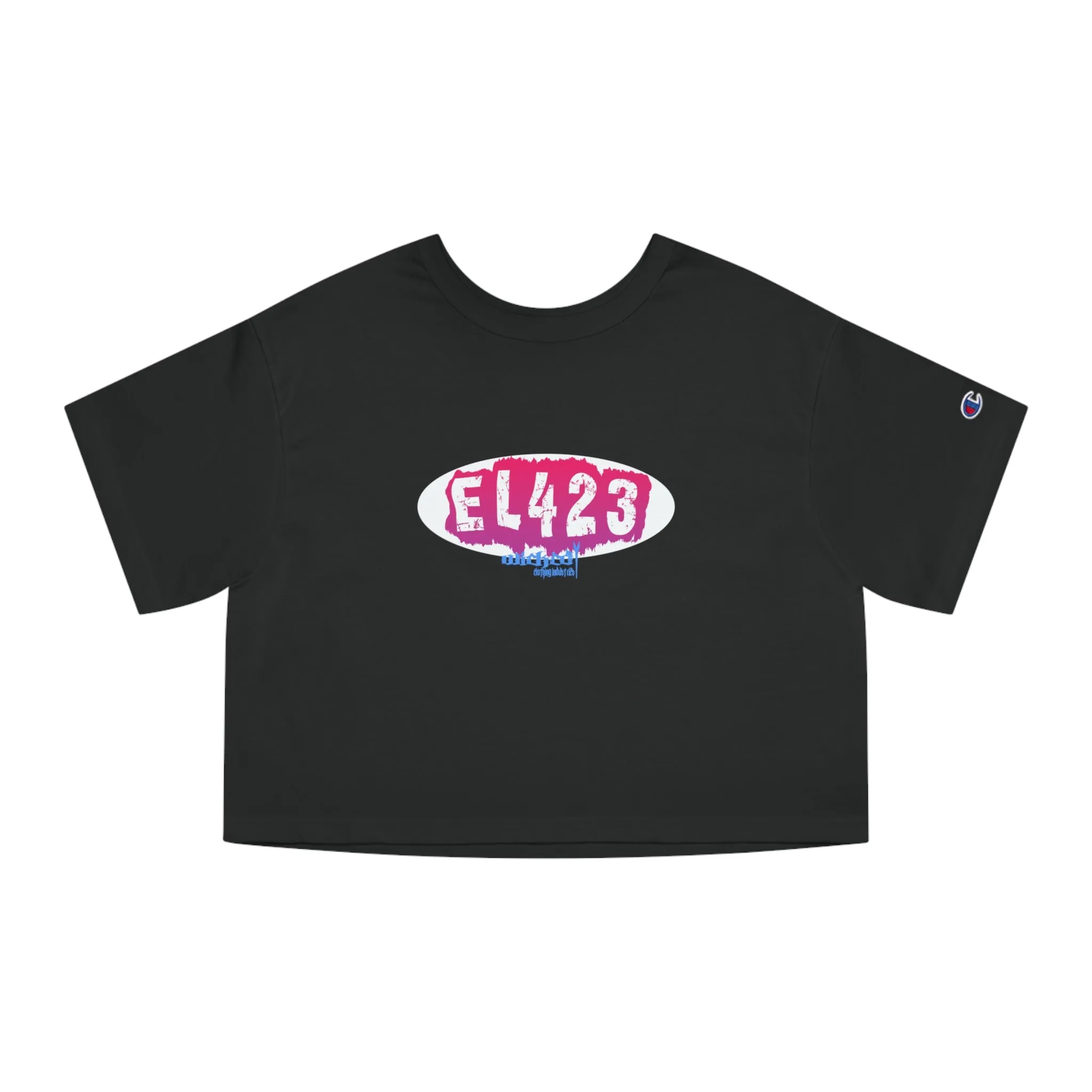 EL423 Alternative Cotton Candy Colors/ Cropped T-Shirt