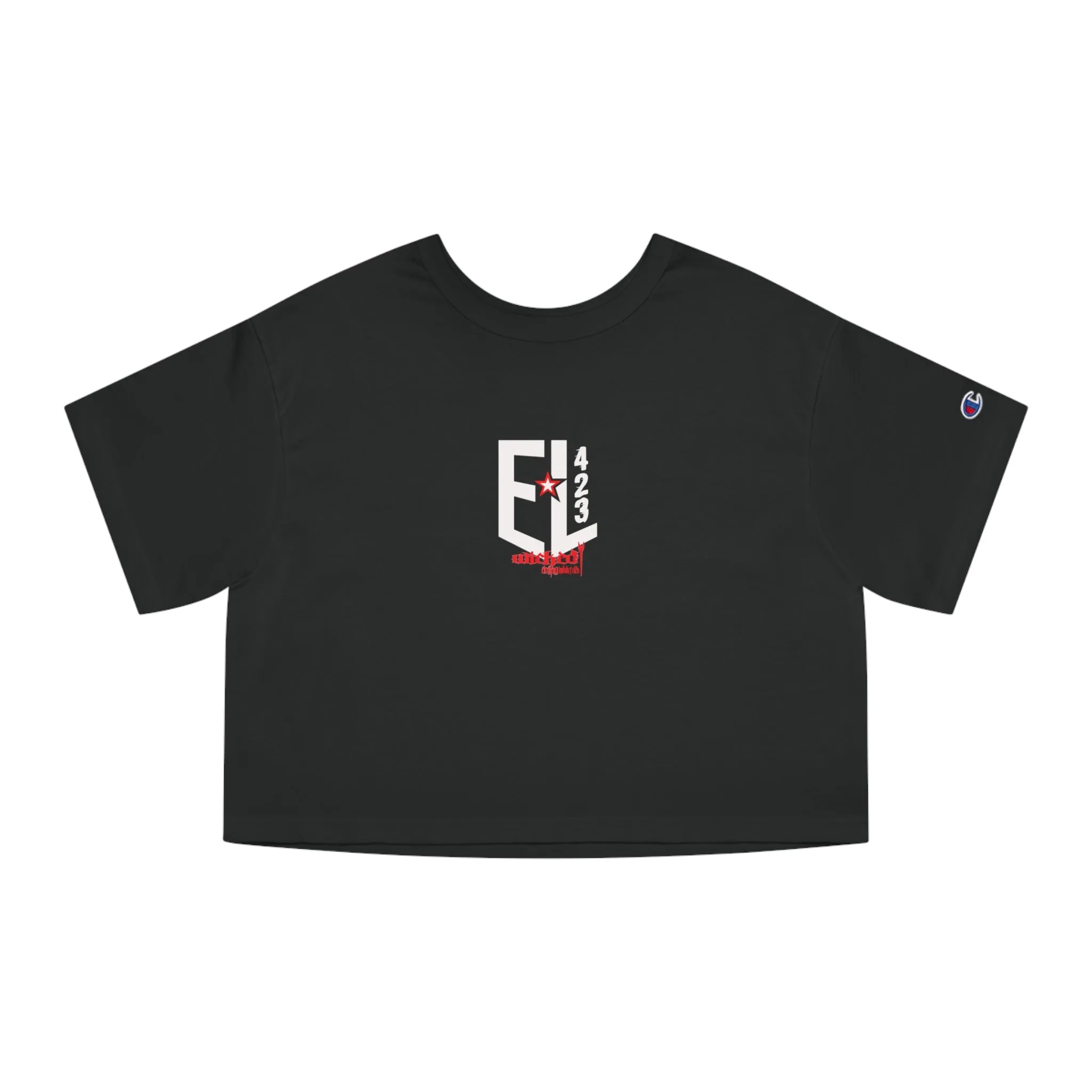 EL423 Electric 3D / Black/ Crop Top