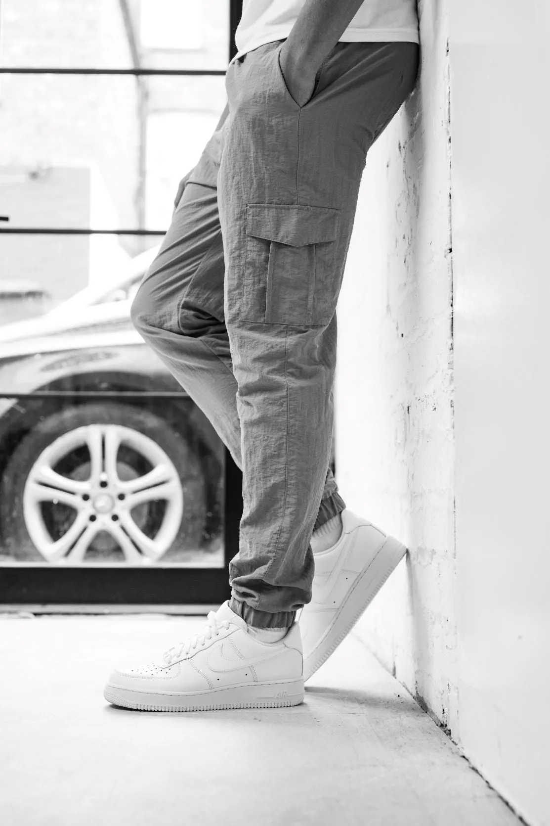 ELITE BOYS CARGO PANTS - MID GREY