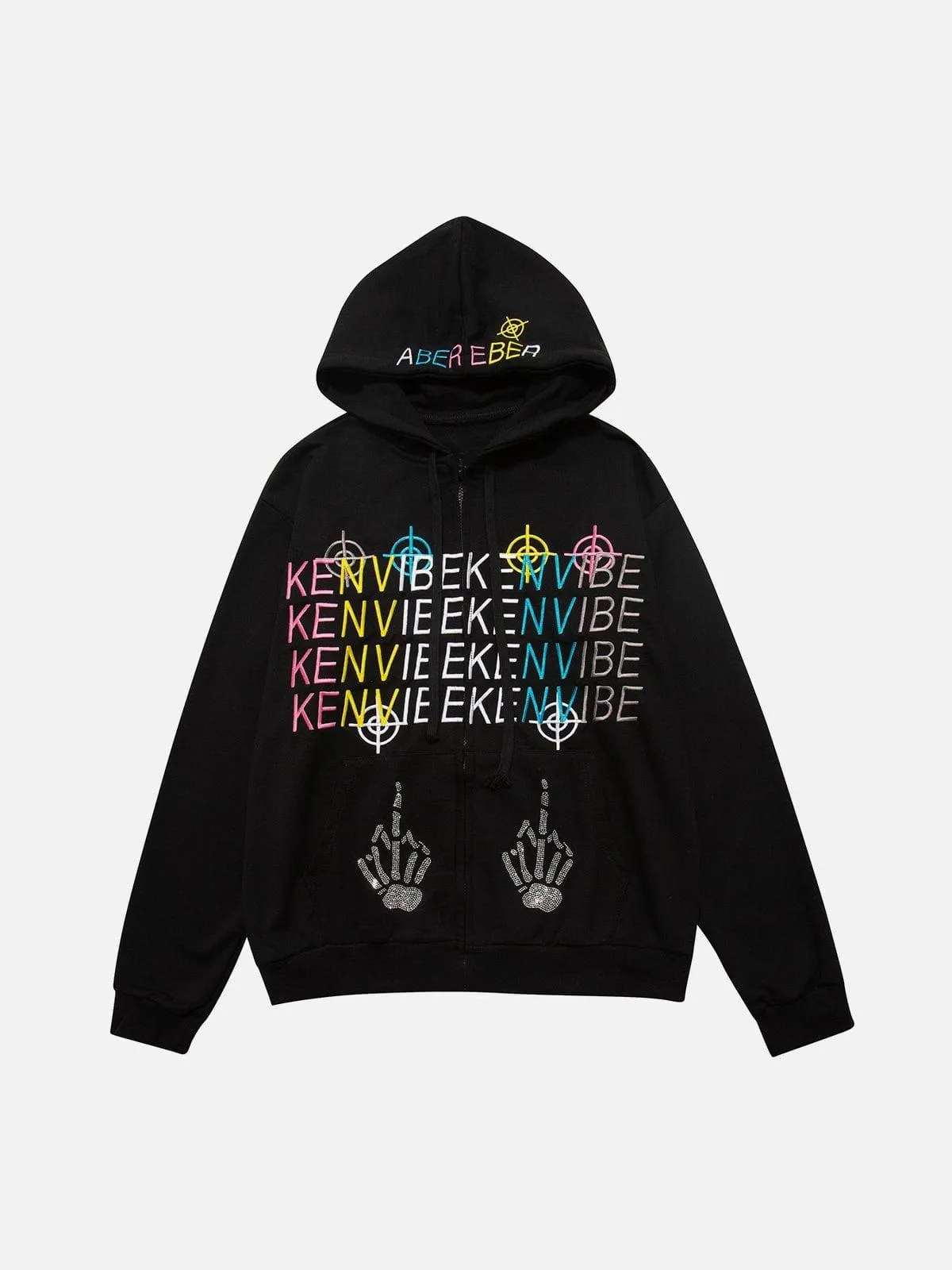 Embroidery Letters Hoodie