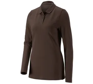 Ženska polo majica piqué longsleeve cotton stretch