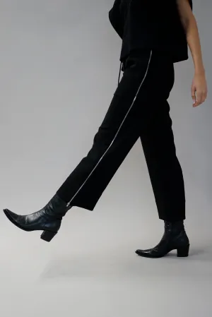 Enton v.2 Black Textured Pants