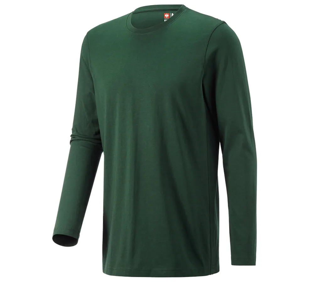 e.s. majica z dolgimi rokavi cotton, long fit