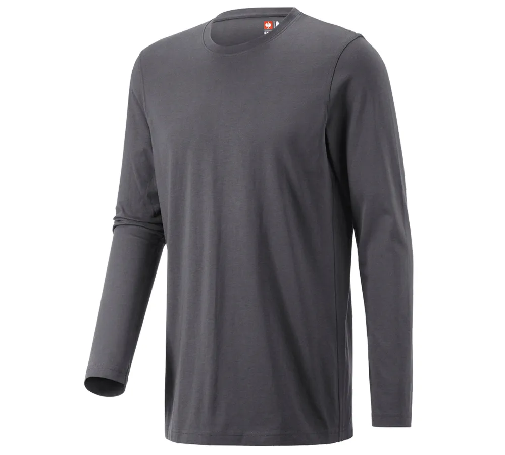 e.s. majica z dolgimi rokavi cotton, long fit