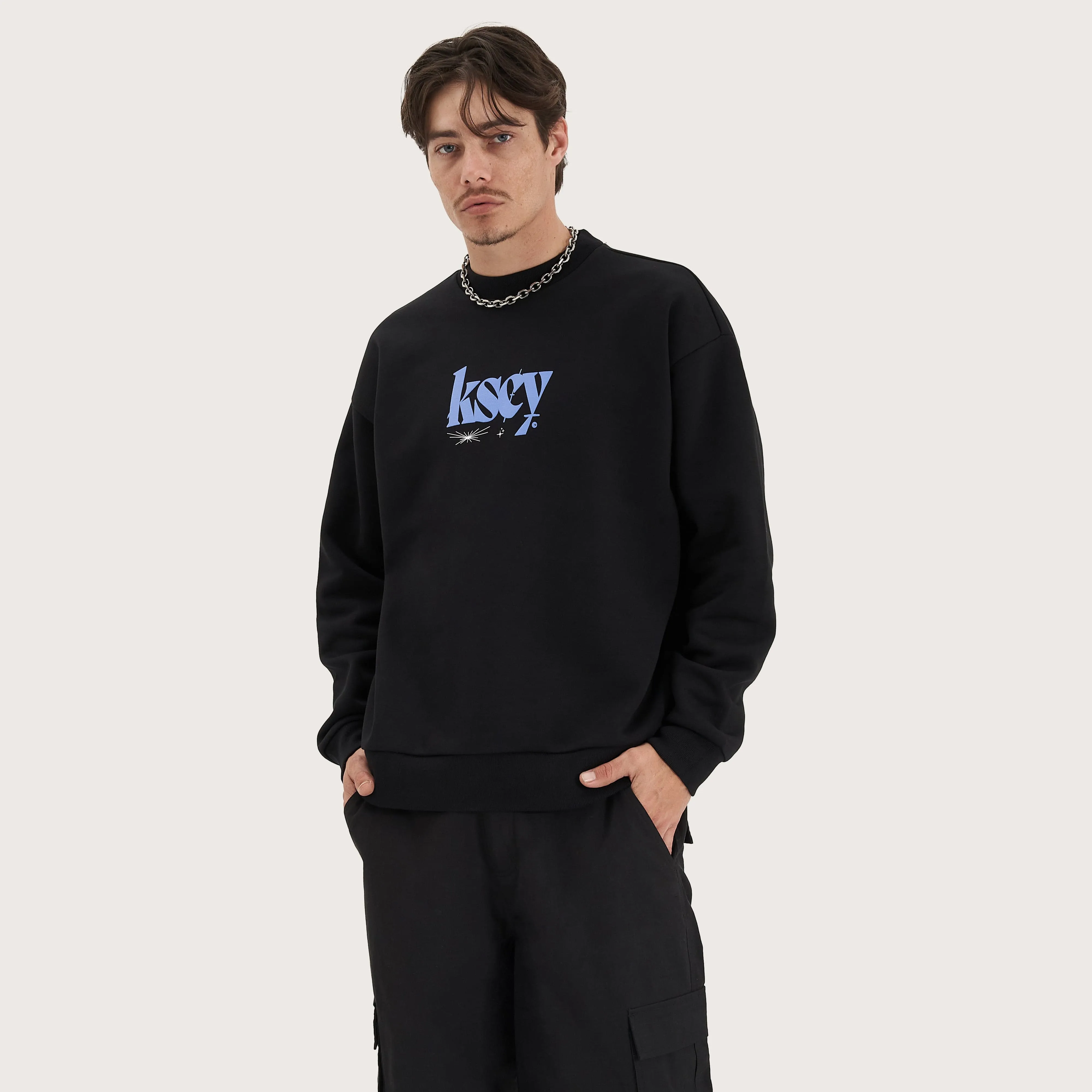 Evolved Heavy Relaxed Sweater Jet Black