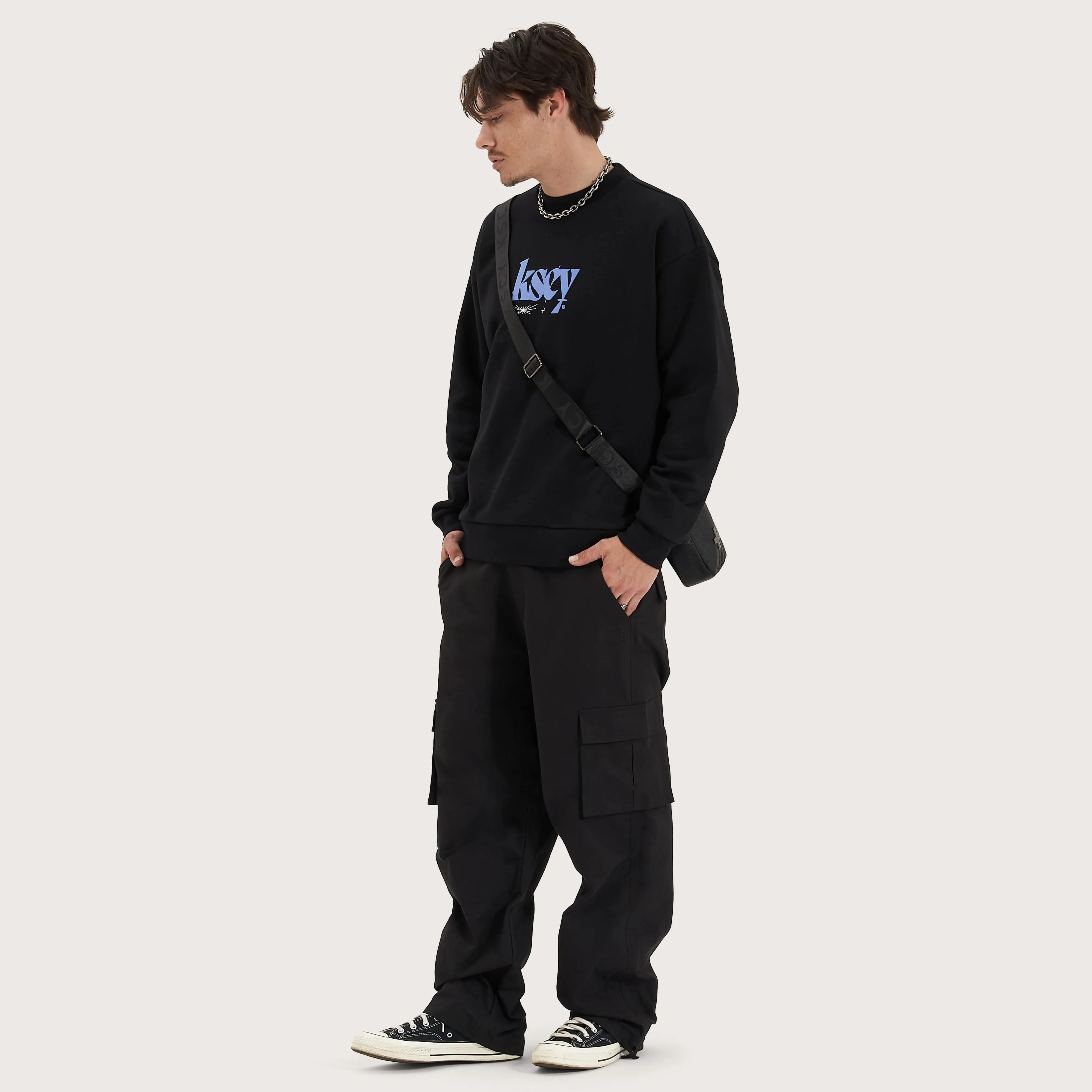 Evolved Heavy Relaxed Sweater Jet Black